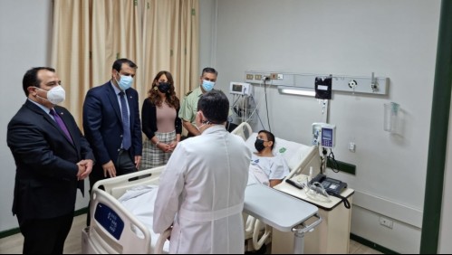 Gobierno tras visita a carabinero golpeado en Iquique: Los agresores 'en libertad o en Chile no se quedan'