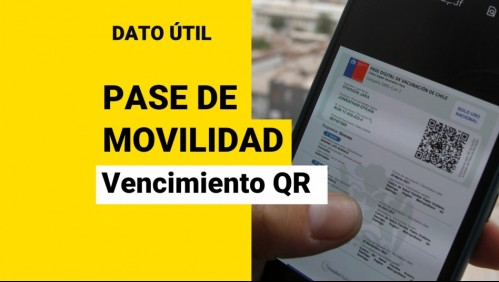 Códigos QR del Pase de Movilidad vencen este lunes: ¿Cómo puedo renovarlo?