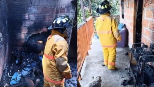 Joven incendia su casa mientras sus padres dormían y provoca la muerte de uno de ellos