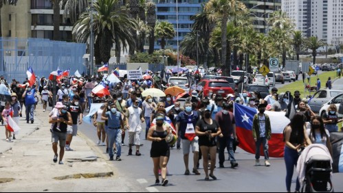 Iquiqueños se manifiestan ante aumento de hechos de violencia: Exigen mayor seguridad en la región