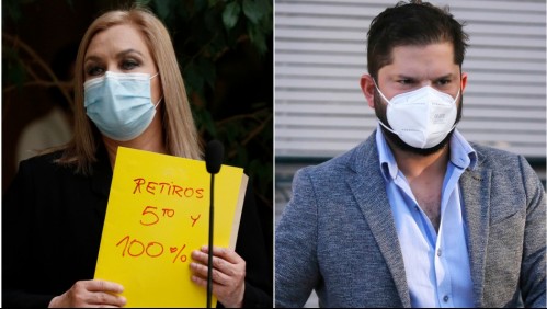 El pedido de Pamela Jiles a Boric: 'Dele a la ciudadanía el quinto retiro para enfrentar la agudización de la pandemia'
