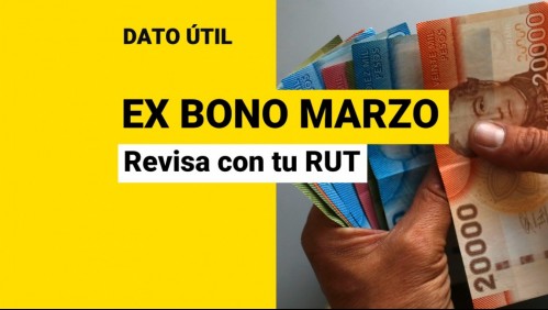 Ex Bono Marzo: ¿Cómo puedo revisar con mi RUT si recibiré el pago?