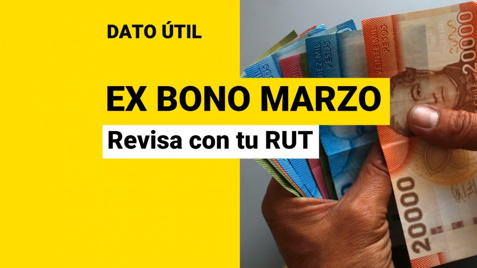 Ex Bono Marzo Como Puedo Revisar Con Mi Rut Si Recibire El Pago Meganoticias