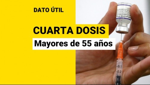 Anuncian cuarta dosis para mayores de 55 años: ¿Cuándo comienza la vacunación?