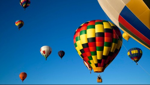 Este domingo finaliza el primer Festival de Globos Aerostáticos en la comuna de Peñaflor