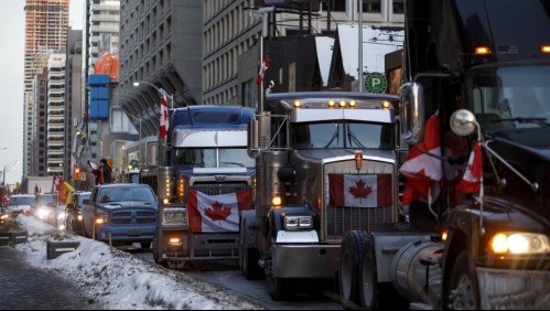 Capital de Canadá declara 'estado de emergencia' tras protestas contra medidas sanitarias en el país