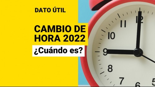 Cambio de hora 2022: ¿Cuándo es la primera modificación de los relojes en el año?