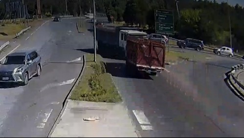 Video muestra impresionante accidente entre dos camiones: uno de ellos estaba trasladando caballos
