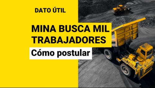 Quedan pocas semanas: Revisa cómo postular a la minera que ofrece sueldos superiores a $1 millón