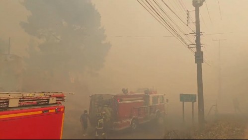 Alerta Roja por incendio forestal en Collipulli: Fuego amenaza a viviendas del sector de viaducto Malleco