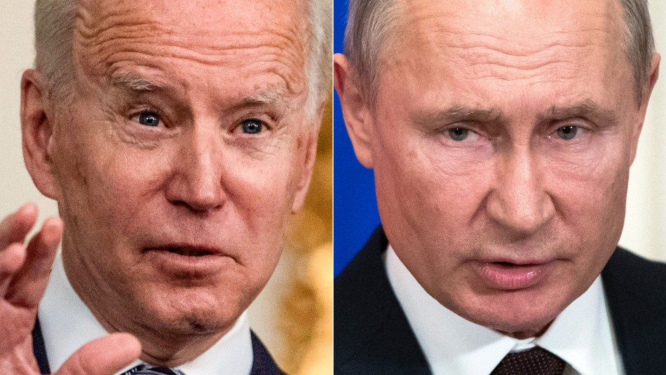 biden-putin-ucrania Biden y Putin mantuvieron una conversación telefónica en medio de tensiones entre Rusia y Ucrania