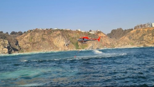 Abuelo que intentó rescatar a su nieta fallece ahogado en playa de Algarrobo: Armada salvó a la niña