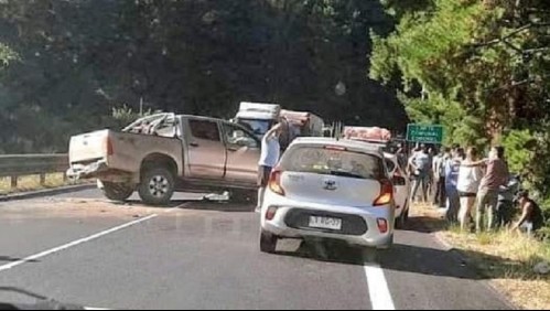 Tres fallecidos dejó accidente de tránsito en región del Biobío: Una de las víctimas tenía 8 meses de embarazo