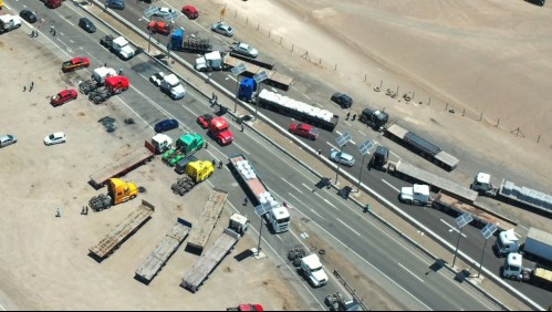 Camioneros deponen último bloqueo que se mantenía en rutas de Antofagasta