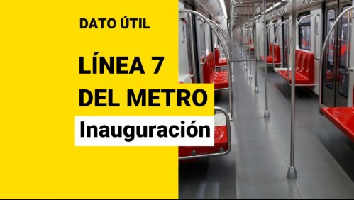 Línea 7 del Metro de Santiago: ¿Cuándo estará disponible?