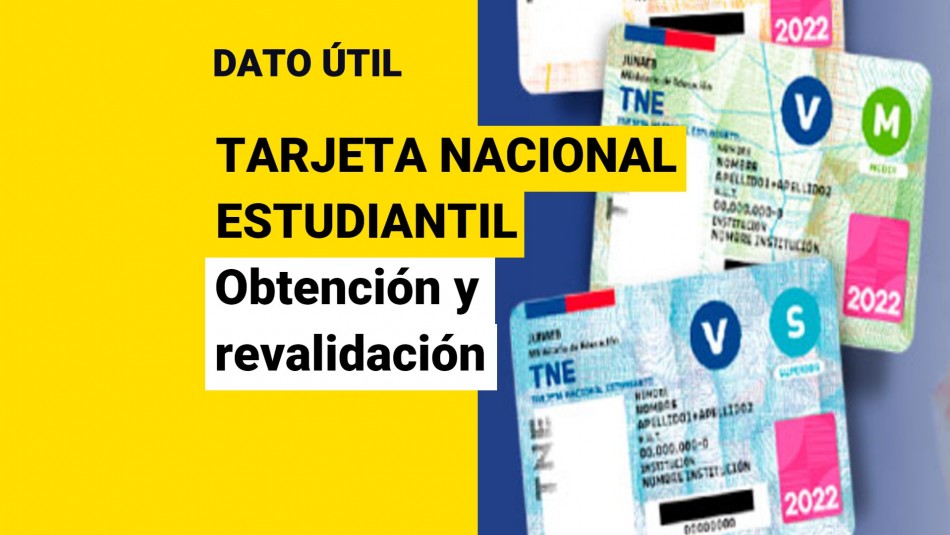 Tarjeta Nacional Estudiantil ¿Cómo obtener y validar mi TNE