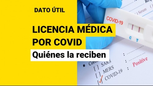 Licencia médica por covid: ¿En qué casos corresponde?