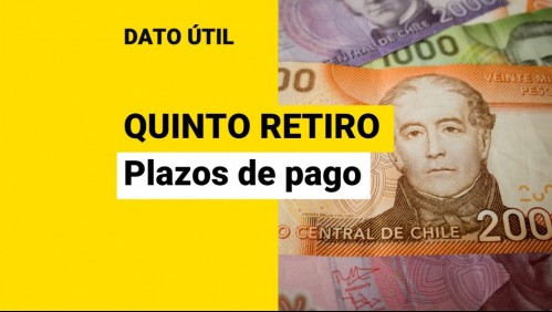 Quinto retiro del 10%: ¿En cuánto tiempo podría recibir mi dinero de la AFP?