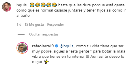 Comentario en el post de Rafa Olarra