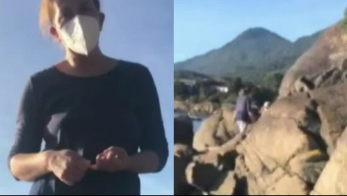 'Te voy a sacar con armas': mujer amenaza a joven en Puerto Montt en nuevo caso de toma de playas públicas