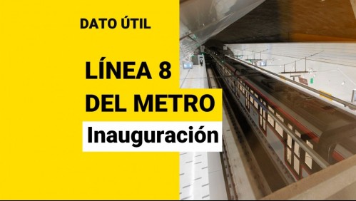 Línea 8 del Metro de Santiago: ¿Cuándo comenzará a funcionar?
