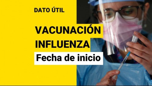 Anuncian comienzo de la vacunación contra la influenza: ¿Desde cuándo se aplicará?