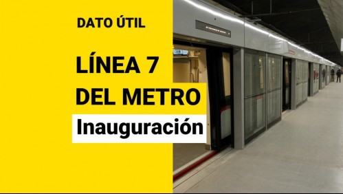 Línea 7 del Metro de Santiago: ¿Cuándo comenzará a funcionar?