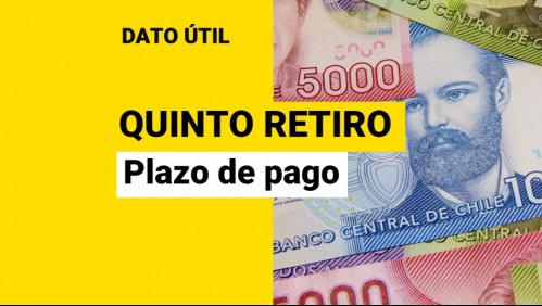 Quinto retiro del 10%: ¿En qué plazo podría recibir el dinero de la AFP?