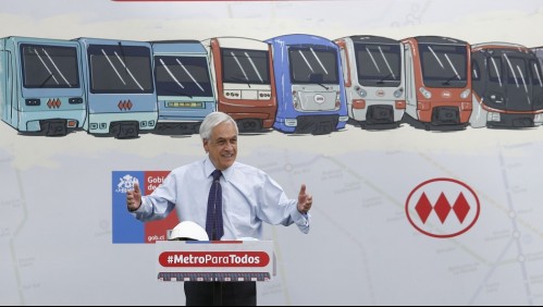 'Va a mejorar la calidad de vida': Presidente Piñera asistió al inicio de obras de la futura Línea 7 del Metro