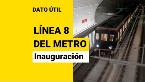 Línea 8 del Metro de Santiago: ¿Cuándo será inaugurada?