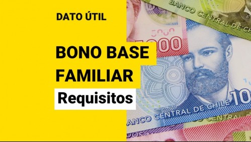 Bono Base Familiar: ¿Cuáles son los requisitos para recibir los pagos?