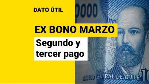 Ex Bono Marzo: ¿Quiénes pueden recibir el segundo y tercer pago?