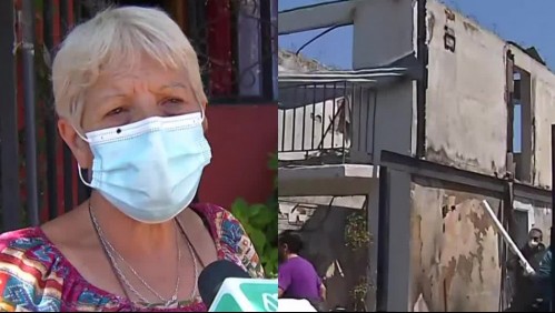 Adulta mayor afectada por gigantesco incendio: Arrendaba su casa para aumentar la 'porquería de pensión que tengo'