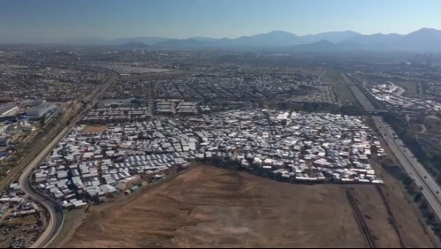 Toma más grande está en Cerrillos y con casas de concreto: 'Desalojarlos sería una batalla campal que dejaría muertos'