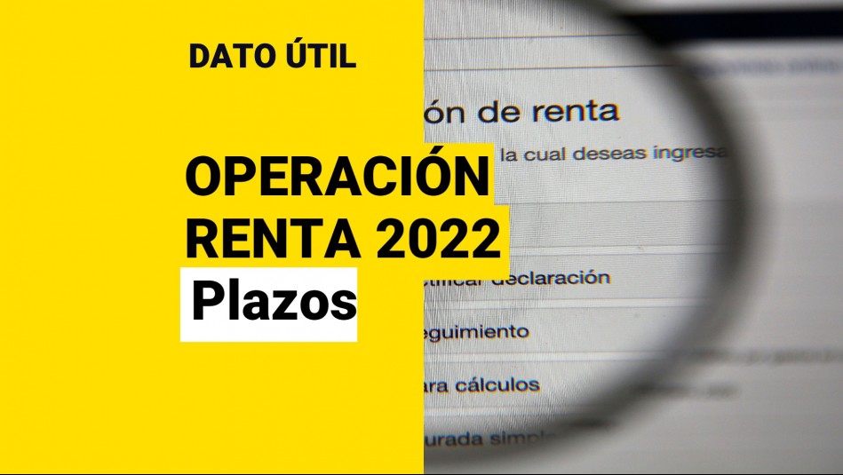 Operación Renta 2022: ¿Cuándo se realiza la declaración de impuestos?