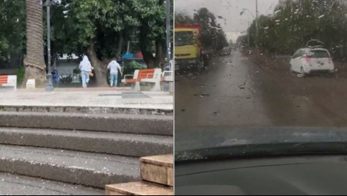 Granizos, lluvia y tormentas eléctricas se registran en diversas zonas del país