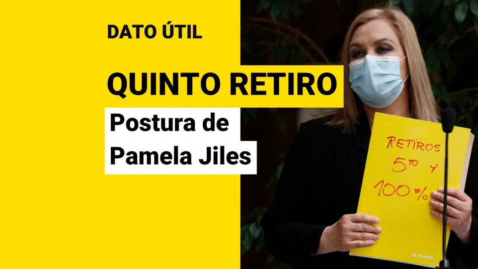 Quinto retiro del 10%: ¿Qué dijo Pamela Jiles sobre los apoyos al proyecto?