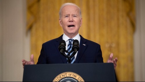 Biden afirma que 'nuestras fuerzas no están involucradas ni lo estarán' en el conflicto entre Rusia y Ucrania