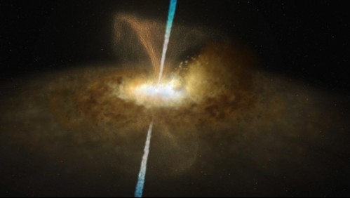 NASA capta un 'triángulo espacial': Fenómeno se debería a un choque de galaxias