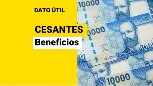 ¿Estás cesante? Estos son los beneficios que te pueden ayudar