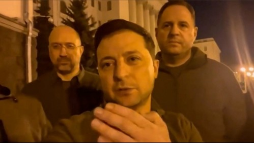 Presidente ucraniano graba video en Kiev y llama a europeos con 'experiencia de combate' a que luchen por su país