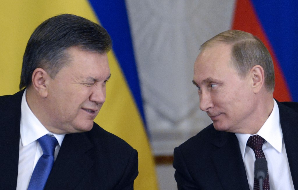 Viktor Yanukovich y Vladimir Putin, en diciembre de 2013.