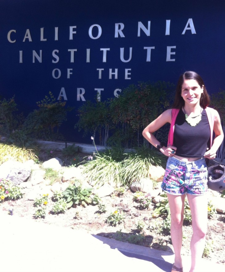 Carolina Vargas en el California Institute of Arts