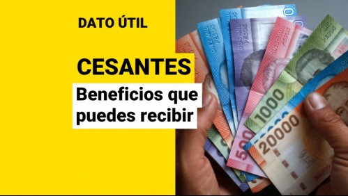 ¿Estás cesante? Conoce los beneficios que te pueden ayudar