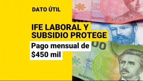 IFE Laboral y Subsidio Protege: ¿Quiénes pueden recibir un pago de $450 mil al mes?