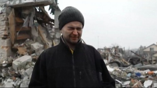 'Esto ya no es un hogar, es como un infierno': Hombre relata violento ataque en el que murió su esposa en Ucrania