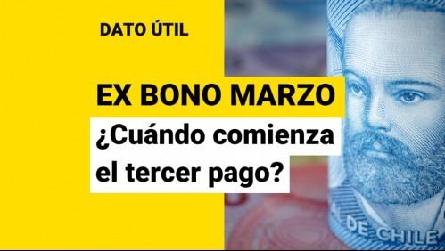Ex Bono Marzo: ¿Cuándo comienza el tercer pago del beneficio?