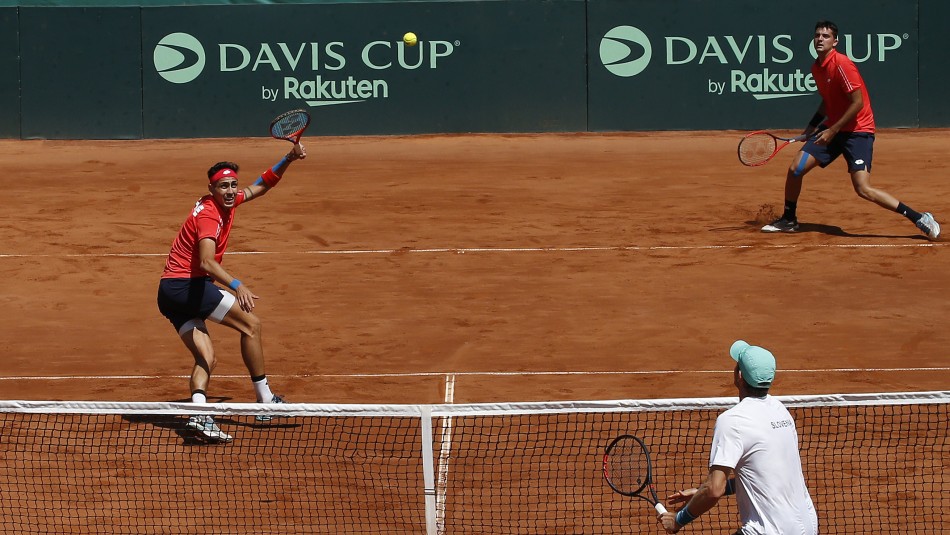 Copa Davis: Tabilo y Barrios triunfan en dobles y ganan la serie ante Eslovenia por 3-0