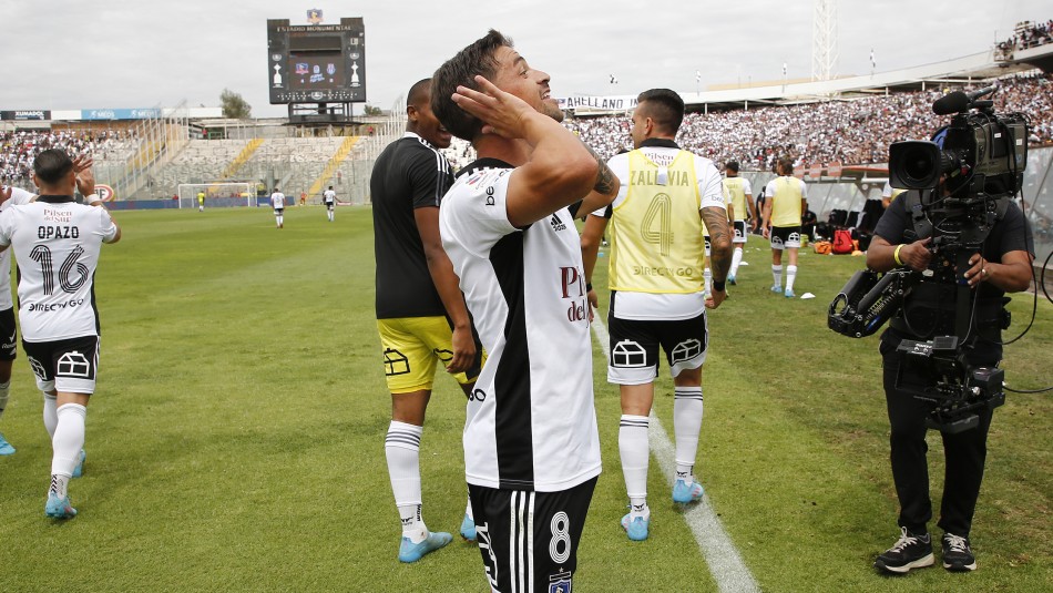 colo-colo-universidad-de-chile Gabriel Costa celebra su segundo gol ante la U