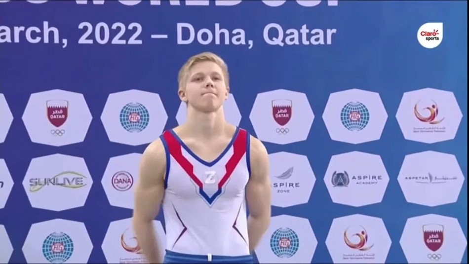 gimnasta-ruso-z-tanques Abren proceso disciplinario contra gimnasta que mostró su apoyo a Rusia usando el símbolo bélico
